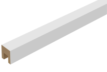 Декоративная рейка PW 4040 тип 2 (Белый эмалит) - фото 1