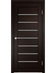Дверь Темпо 11 велюр венге со стеклом - фото 1