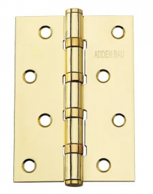 Дверная петля универсальная ADDEN BAU 100X70X2.5 4BB SATIN GOLD Матовое золото без короны - фото 1