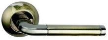 Дверная ручка BUSSARE LINDO A-34-10 GRAPHITE/ANT. BRONZE Графит/античная бронза - фото 1