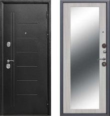 Дверь 10 см Троя Серебро Макси зеркало - фото 1