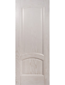 Дверь Александрит ПГ Эмаль белая полузалитая - фото 1