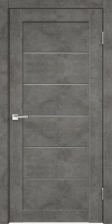 Дверь Loft 1 Бетон темно-серый - фото 1
