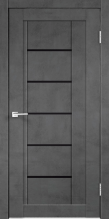 Дверь Next 3 Муар темно-серый - фото 1