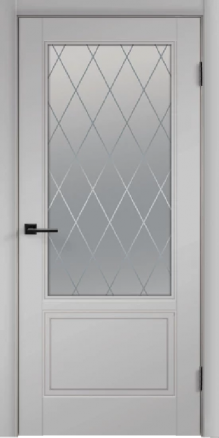 Дверь Scandi 2V светло-серый - фото 1