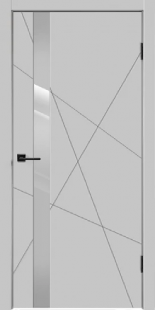 Дверь Scandi S Z1 светло-серый - фото 1