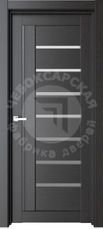 Дверь ЧФД 17К стекло - фото 1