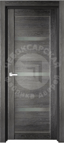 Дверь ЧФД 27К стекло - фото 1