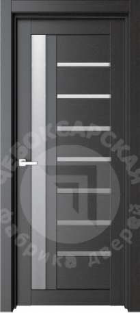 Дверь ЧФД 37К стекло - фото 1