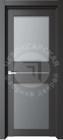 Дверь ЧФД 70К стекло - фото 1