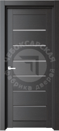 Дверь ЧФД 71К стекло - фото 1
