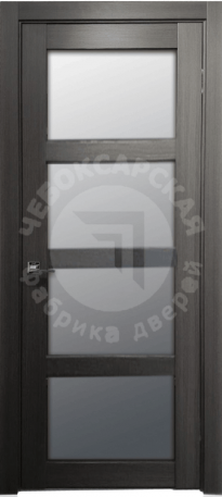 Дверь ЧФД 9К стекло - фото 1