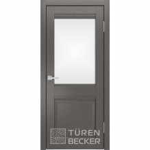 Дверь Тюрен Беккер S8 стекло - белый ясень - фото 2